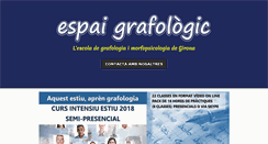 Desktop Screenshot of espai-grafologic.cat